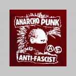 Anarcho Punk - Antifascist  Bunda Harrington s hrejivou podšívkou farby RED TARTAN, obojstranné logo (s kapucou iba v čiernej farbe je za 42,90euro!!)